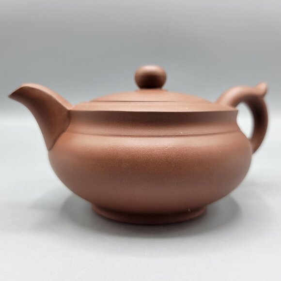 Chinese Hand Thrown Red Clay Terracotta Teapot With Lid 3" Tall - Picture 15 of 16